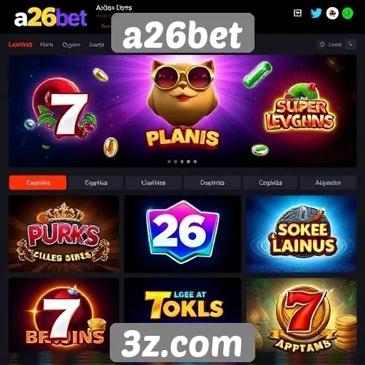 Análise das opções de jogos disponíveis no a26bet